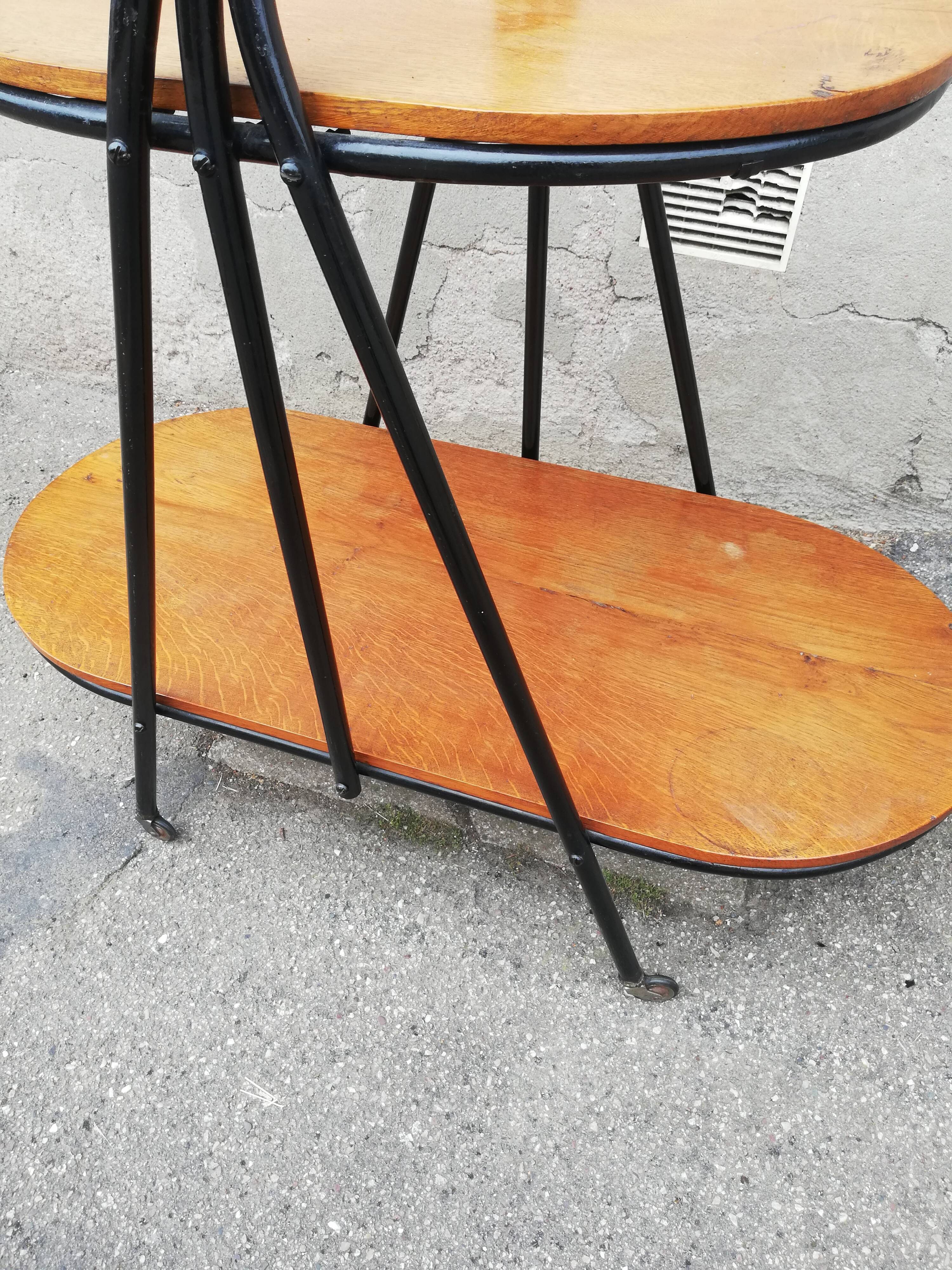 Service vintage oval trays