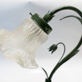 antique 1980s art nouveau retro table or desk lamp