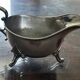 English sauce boat, silver plated, 1464 HA EA FA - EPNS - Art Nouveau period