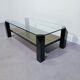 Table basse belgo chrom black