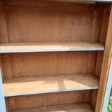 Wardrobe with 1 glass door, late 19th century