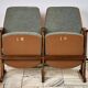 Vintage Green Folding Cinema Chairs, 1970s Czechoslovakia