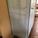 Wardrobe a door in white wood painted gray