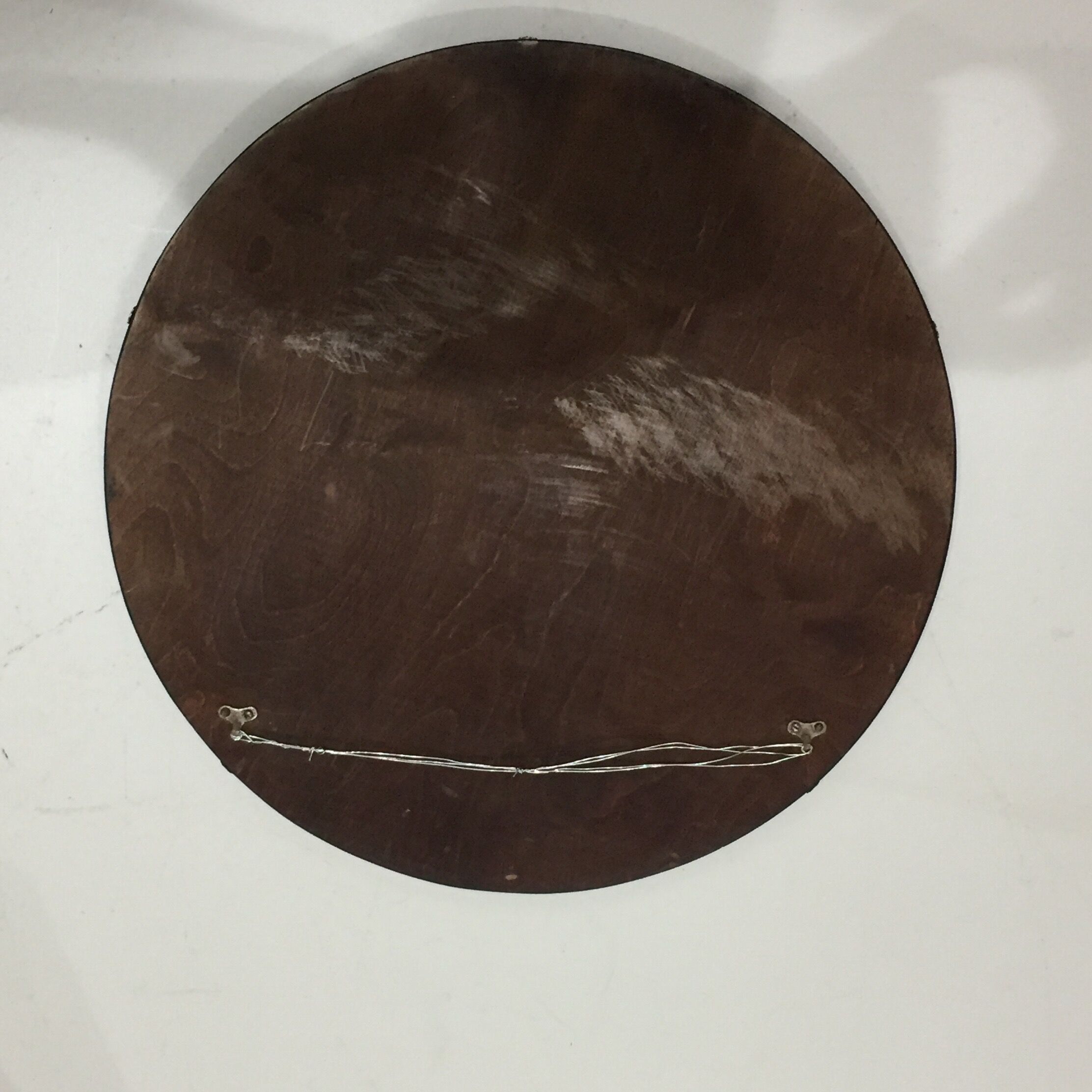 Round beveled mirror 46 cm