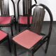 Ensemble de 4 chaises vintage Baumann modèle Argos