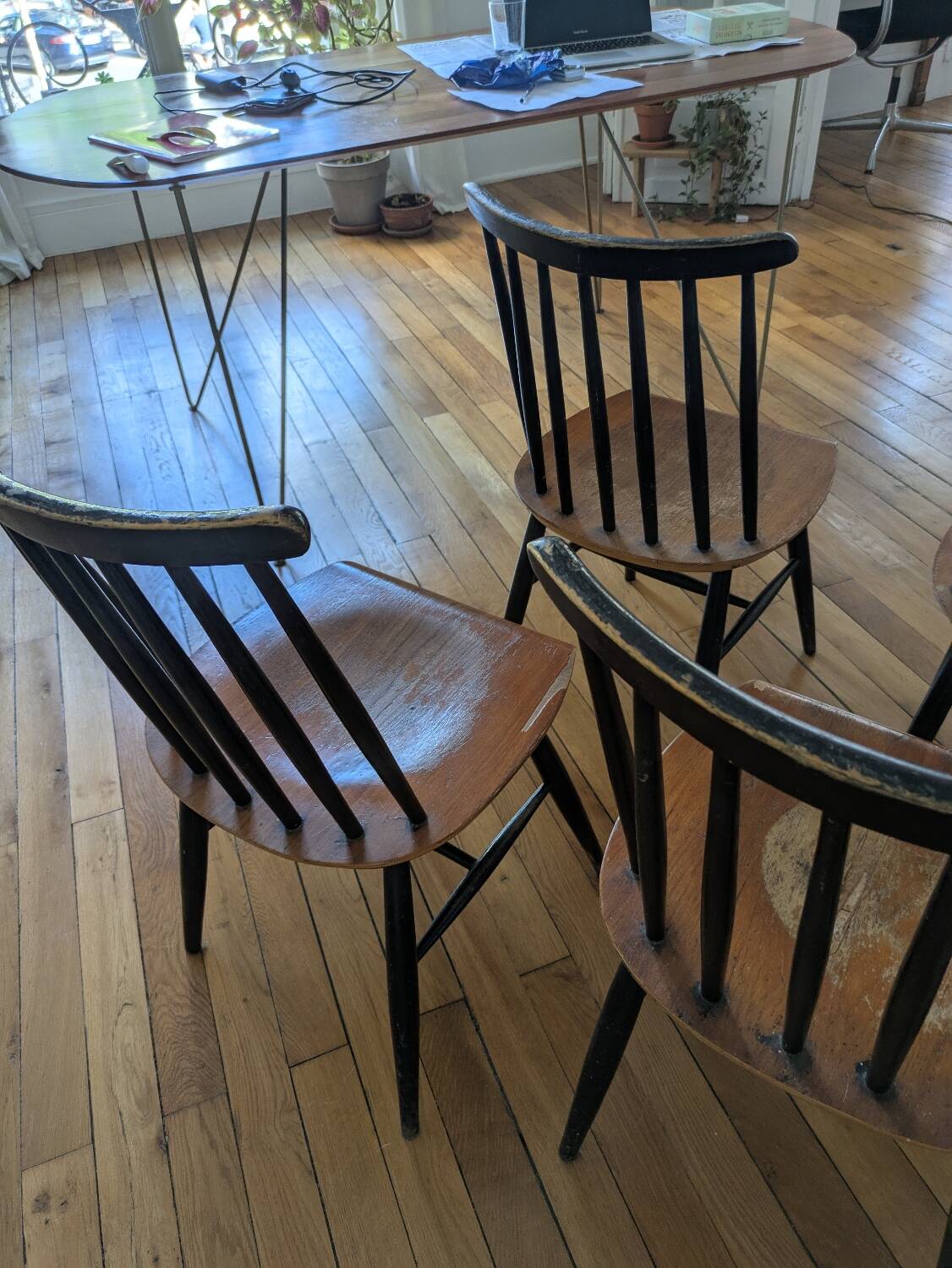 4 Fanette chairs by Ilmari Tapiovaara