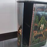 Japanese bar furniture painted and lacquered