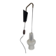 Suspension design néerlandais - Philips - modèle NX 14 - verre satiné - années 50 - Louis Kalff