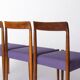 Set of 6 Vintage Rosewood Dining Chairs by Lübke, Germany, 1970s