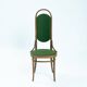 Chaises à dossier haut rembourrées en bois courbé Thonet, années 1980