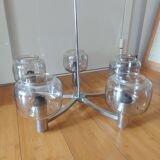 Pendant lamp, the vintage ustre 70's delmas