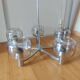 Pendant light, vintage chandelier from the 70s, Delmas
