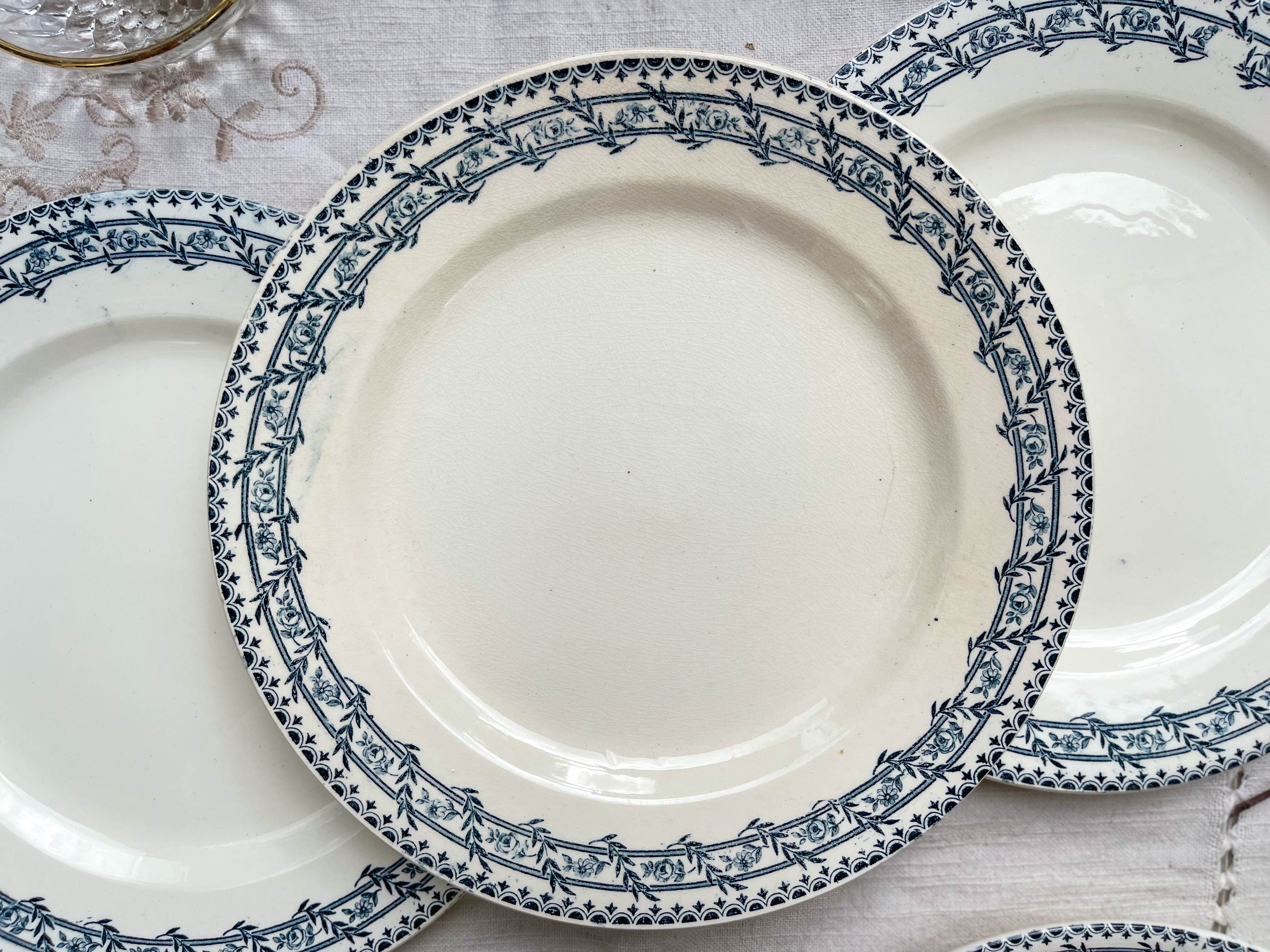 6 flat plates iron earth salins