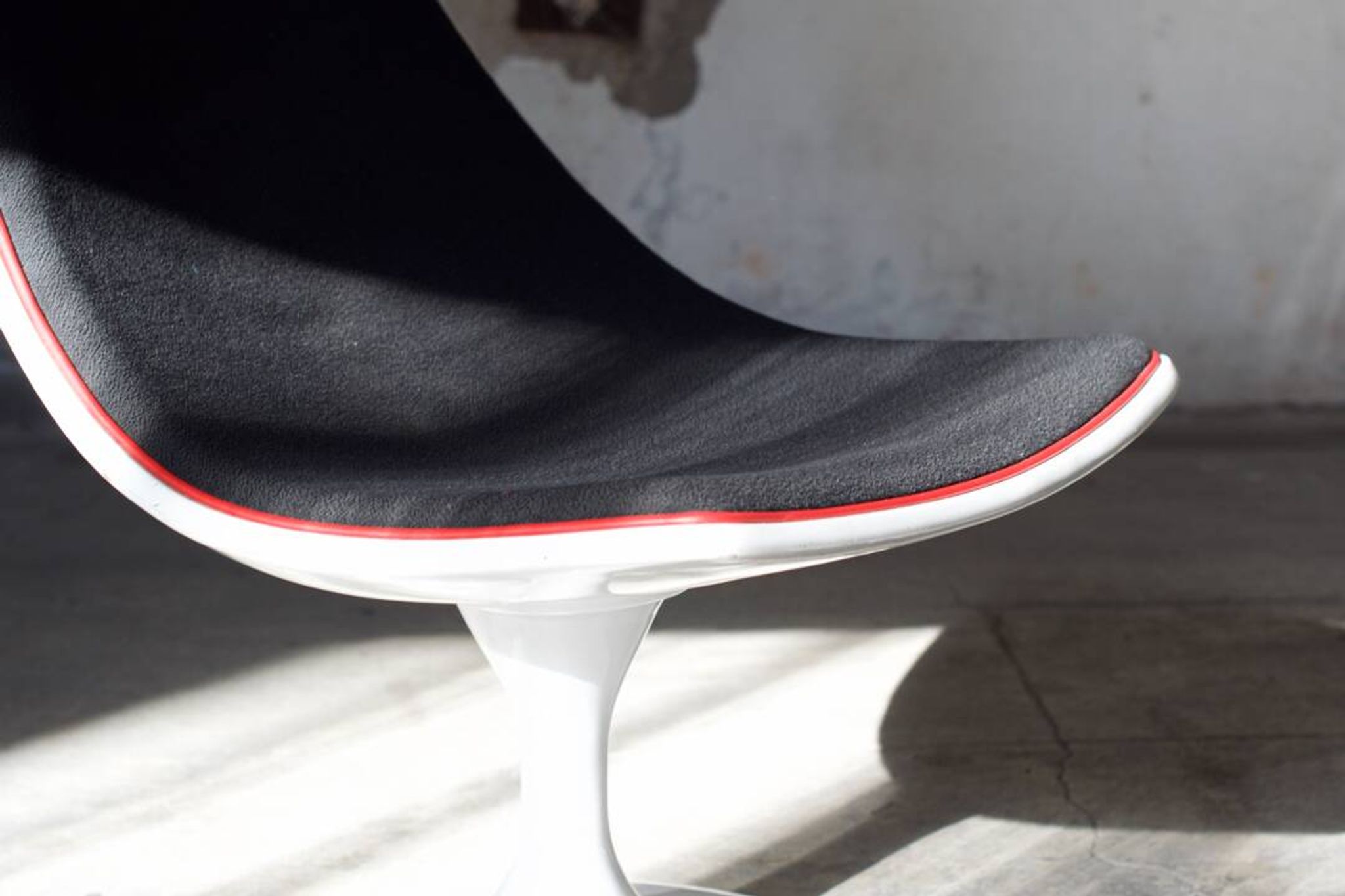 Space Age armchair lacquered fiber and fabrics 1970