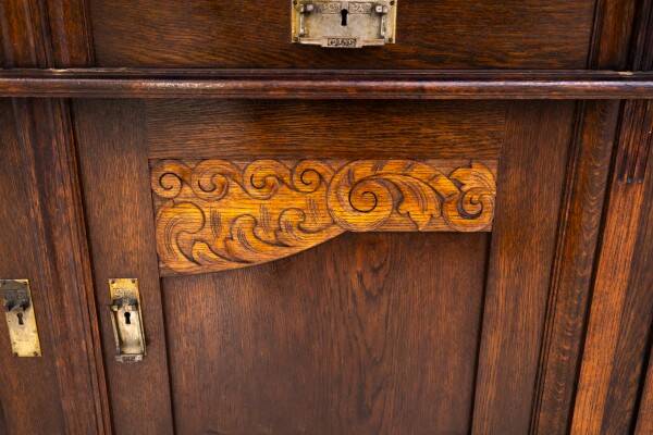 Art Nouveau sideboard from around 1910, Western Europe.