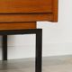 Commode en teck et métal années 60