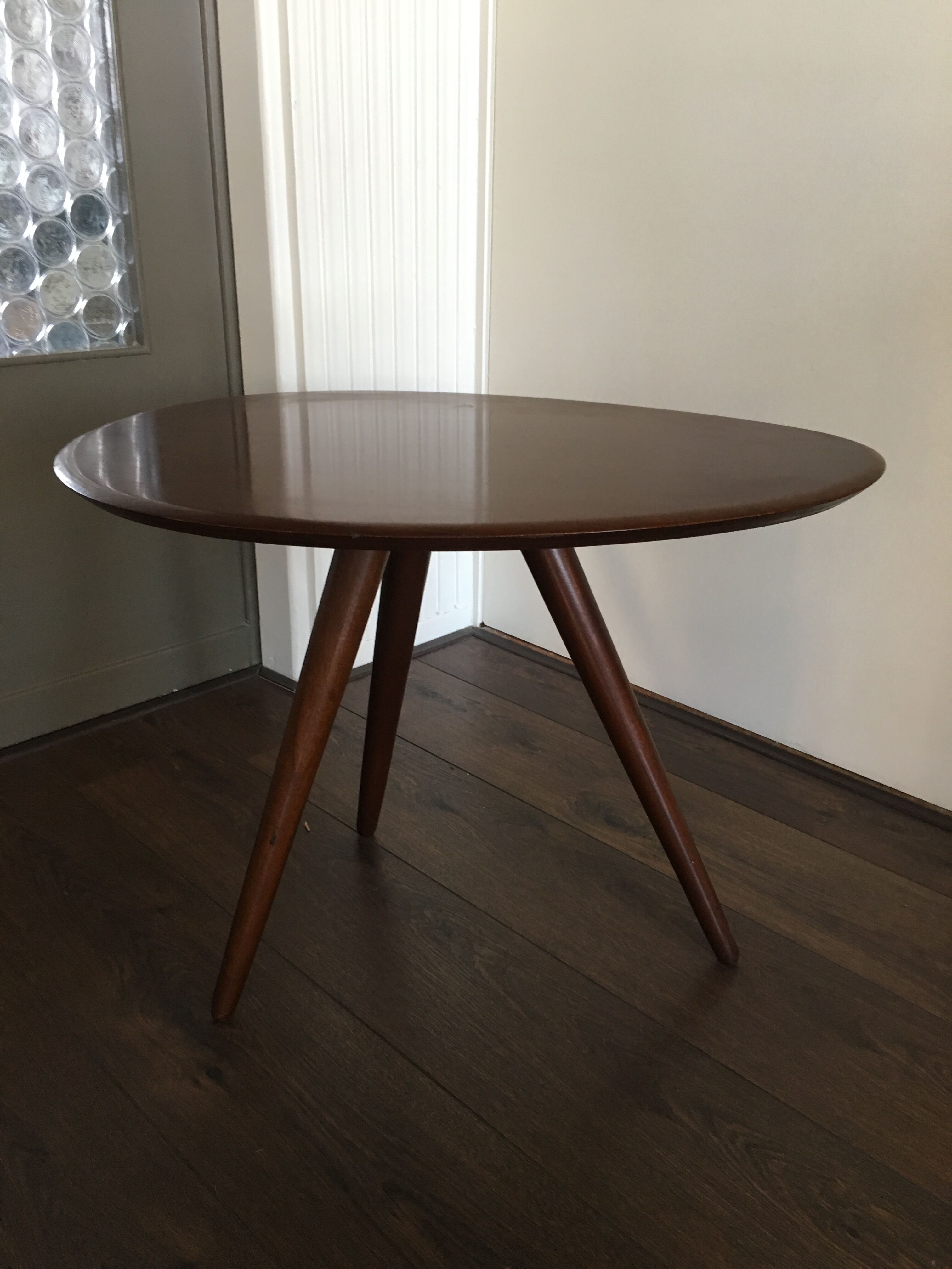 Mid-century mahogany coffee table, 1950