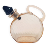 Carafe Art Déco de la verrerie Hortensja, Pologne, années 1930
