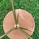 Pair of tripod and brass tripod side tables 1950