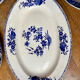 5 large serving plates, French production