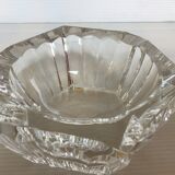 Empty pocket hexagon ashtray faceted val saint Lambert