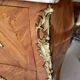 Commode Louis XV marqueterie et marbre