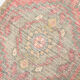 Red vintage door mat rug