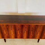 Buffet danois rétro vintage en palissandre du milieu du siècle par Poul Hundevad, années 1960