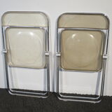 Pair of chair Piretti for Castelli 1970