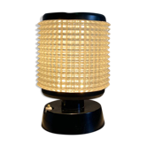 Lampe à poser abat jour diamant