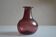 Blown and bubbled glass vase