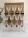 🥂 Superb set of 12 crystal water glasses from Val Saint-Lambert.