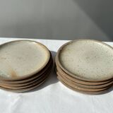 Lot of 10 large sandstone plates