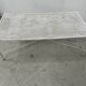 Painted wrought iron coffee table, 20th century.