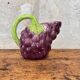 Grapevine earthenware jug