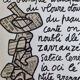Screenprint after Jean Dubuffet framed under glass 26 cm by 32 cm
