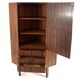 Angled Rosewood Wardrobe, 1960s
