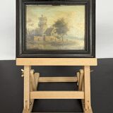 Wooden table easel