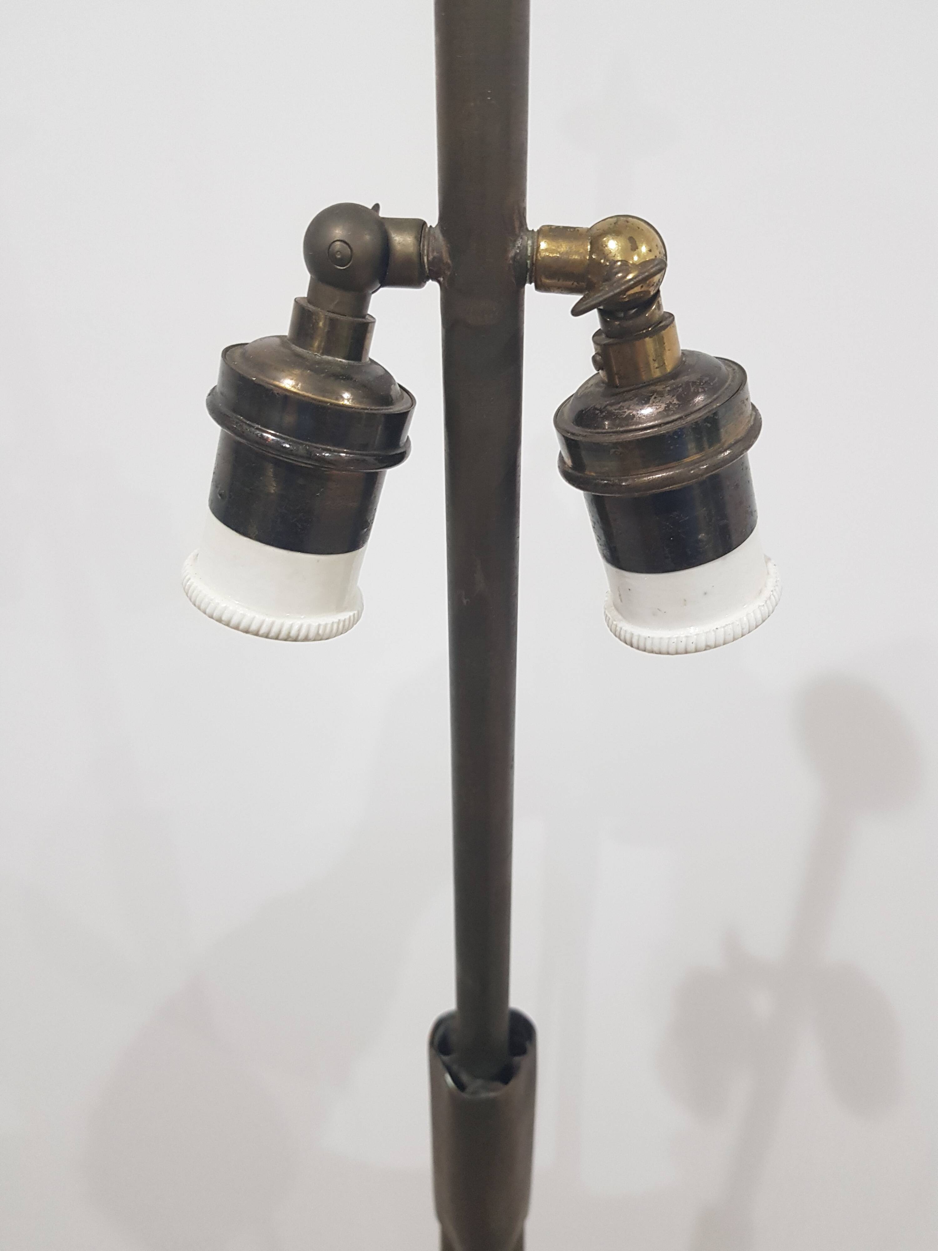 Brutalist Floor Lamp / Austria / 1940s.