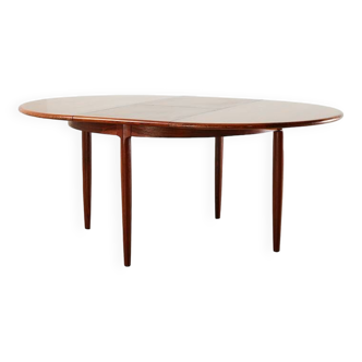 Table à manger Niels Otto Moller modèle 15 en palissandre pour JL Mollers Danemark 1960