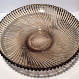 Great smoked glass fruit bowl