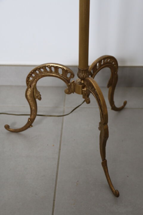 Brass floor lamp circa 1950