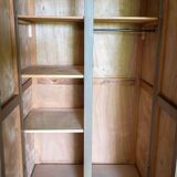 Old handcrafted wardrobe refurbished