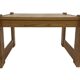 Vintage coffee table pinewood minimalist 1970s