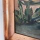 Antique original still life oil painting, fruit kitchen art