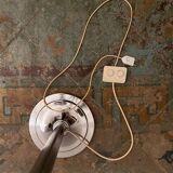 Lampadaire Space Age chromé, Italie 1970