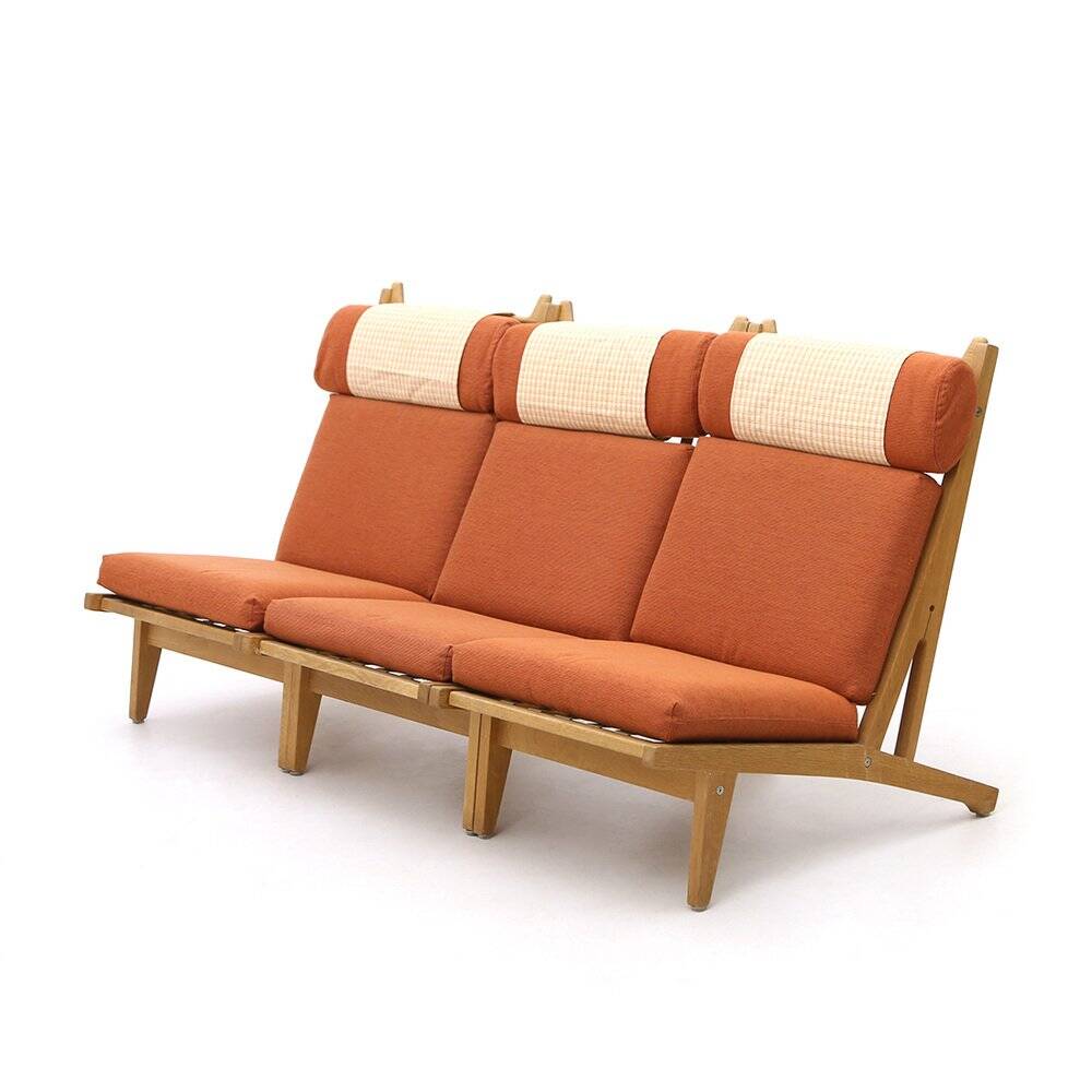 GE-375 armchair by Hans J. Wegner for Getama, 1960s