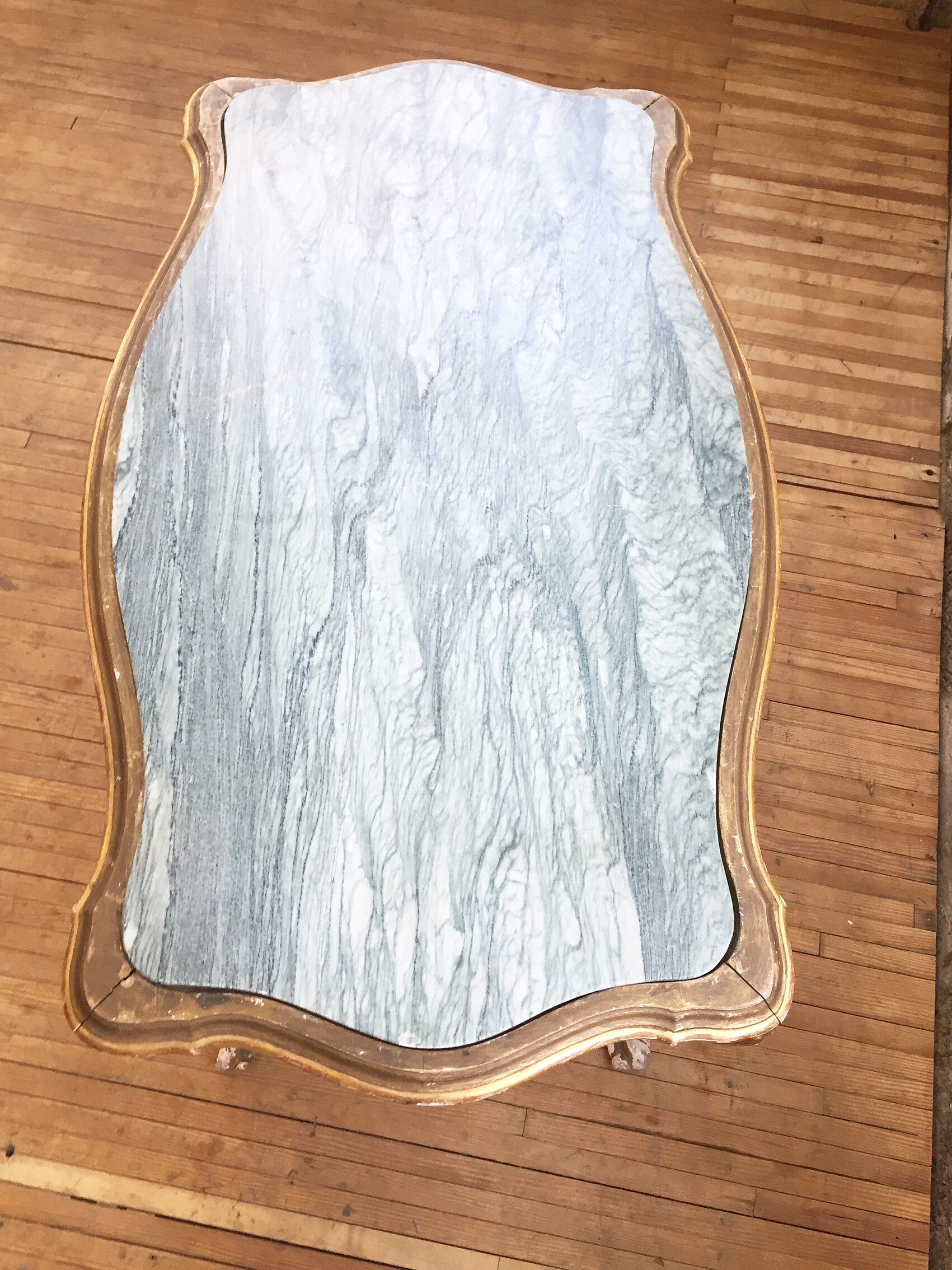 Louis XV marble coffee table