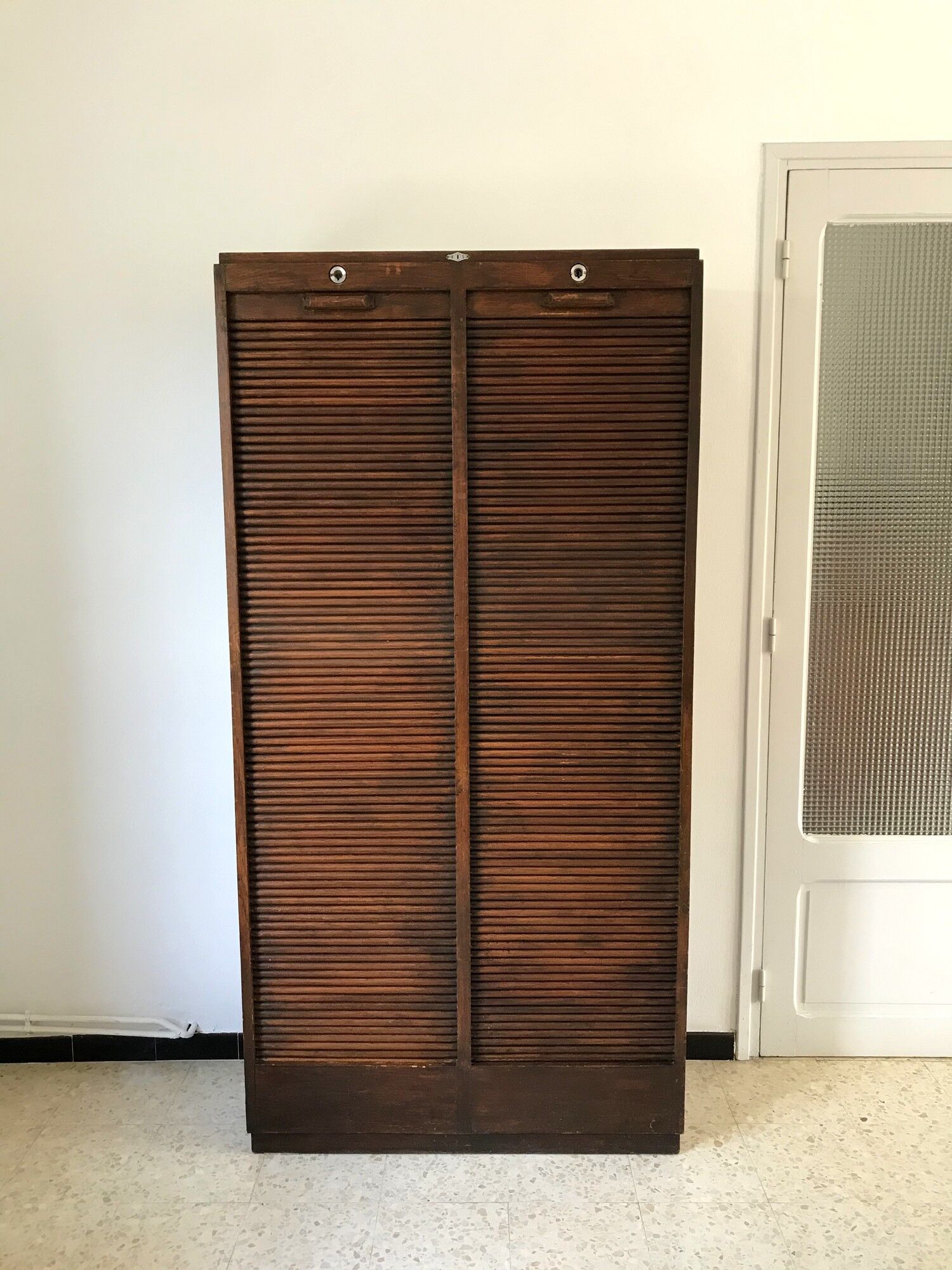 Old curtain binder Radia oak 30s