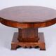 Art Deco Dining Table in Walnut, Czech, 1920s